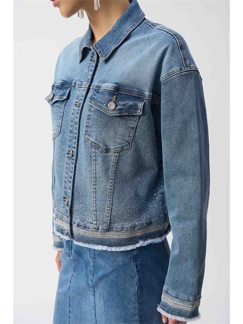 Giacca in denim elasticizzato con ricamo JOSEPH RIBKOFF | 251953593593